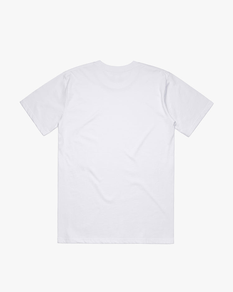 WHITE TEE BACK