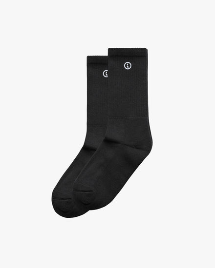 Black sock front