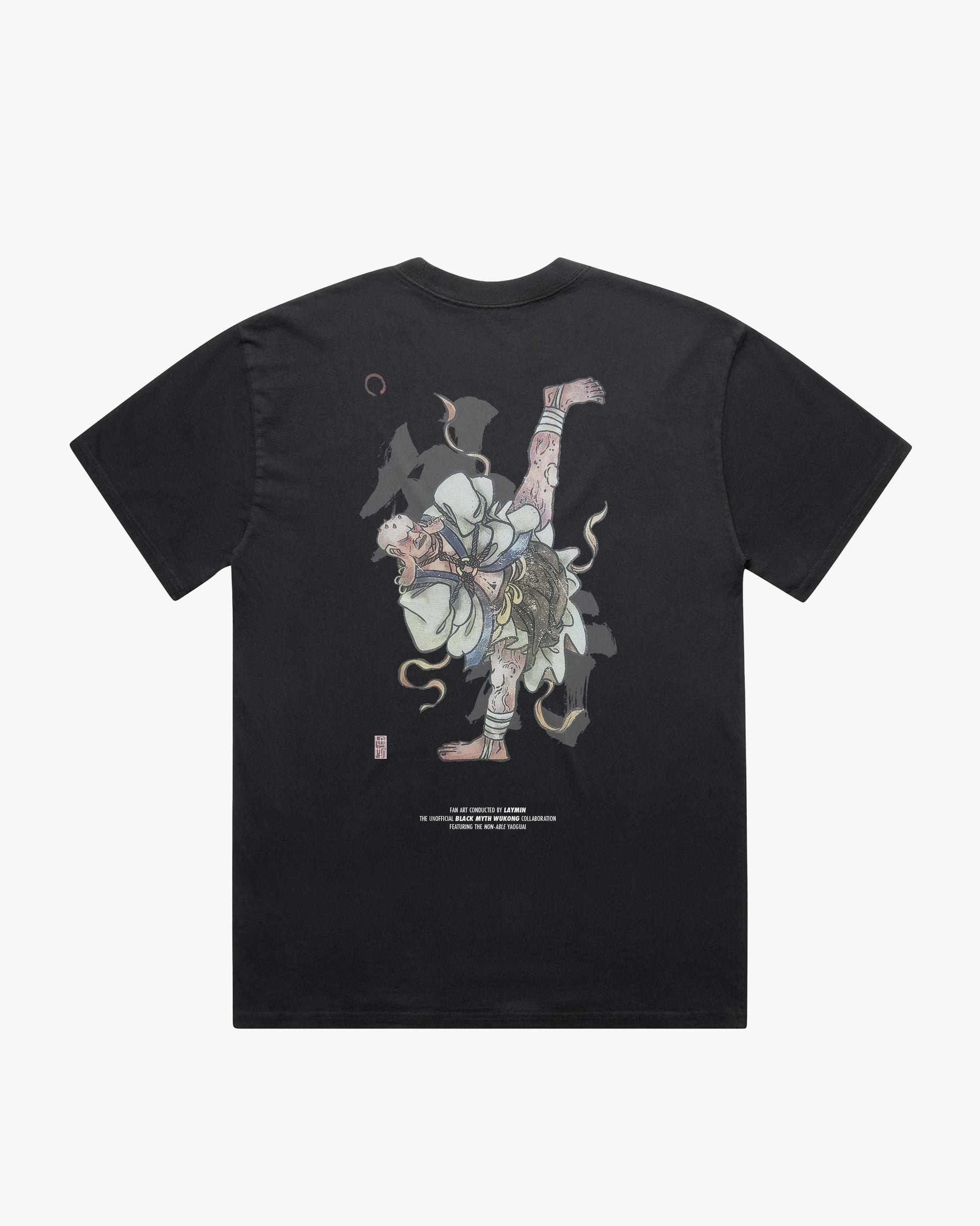 Back t-shirt mock of non-able design