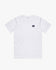 WHITE TEE FRONT EMBROIDERED