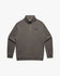 Gray half zip sweater front