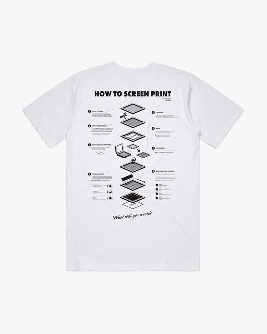 How-To-Print Tee - White