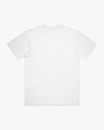 Bkac of white t-shirt