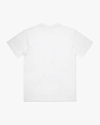Bkac of white t-shirt