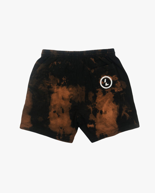 back sweatshort bleached