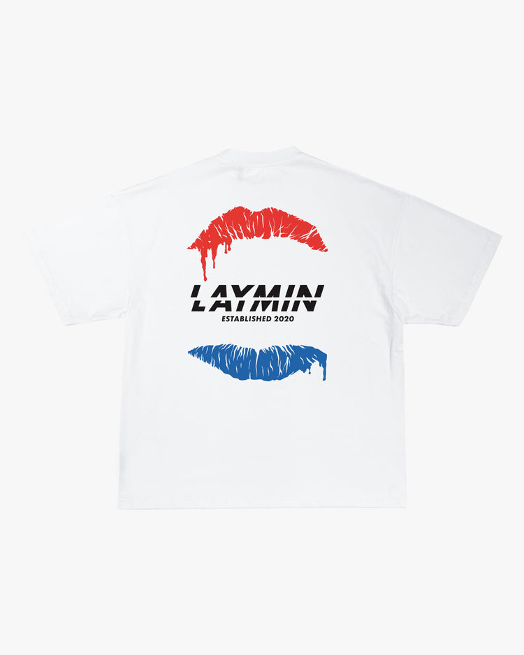 Lips Tee - White