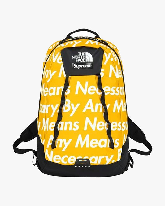 Supreme X TNF Backpack Yellow