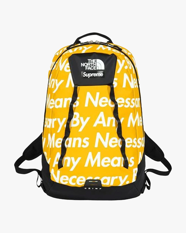 Supreme X TNF Backpack Yellow