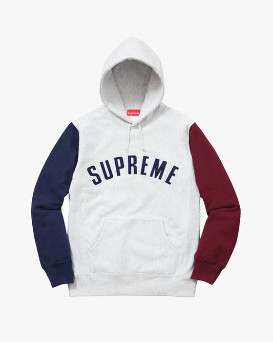 Color Block Arc Logo Hoodie